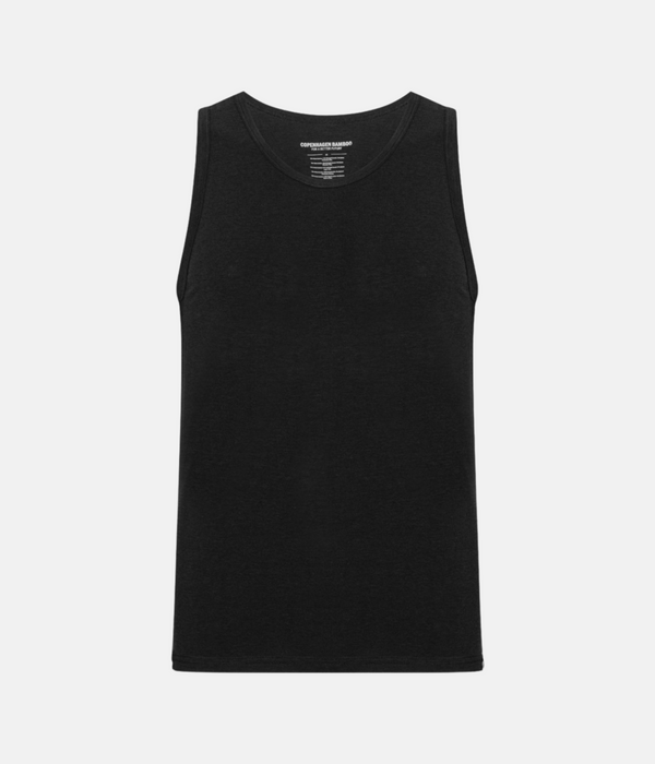 4 pack bamboo tank tops black/white