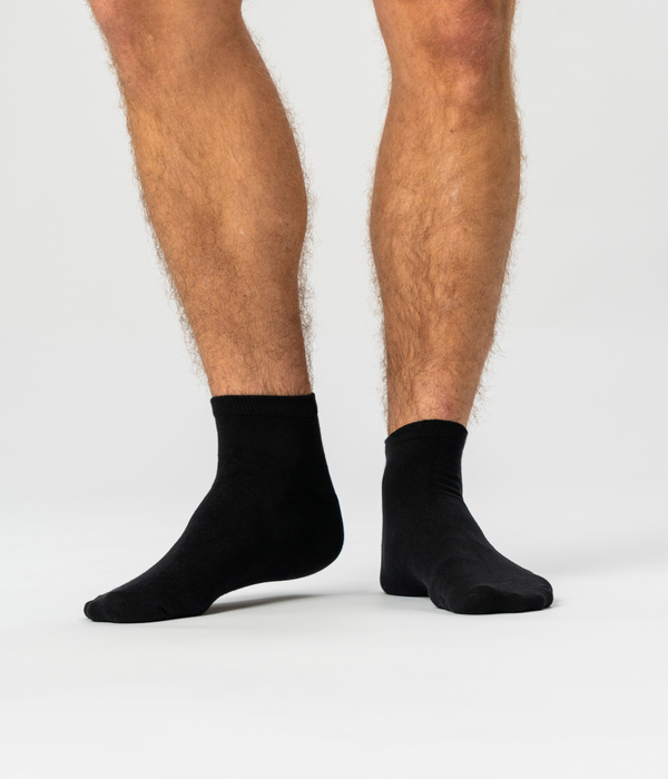 5 par sorte bambus ankelstrømper Copenhagen Bamboo