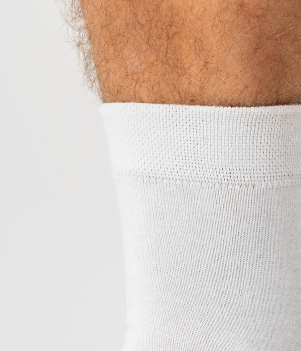 10 pairs of bamboo socks low cut white/dark grey