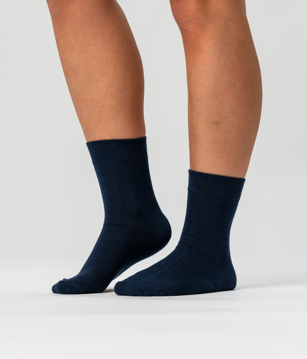 10 pairs of bamboo socks low cut black/navy