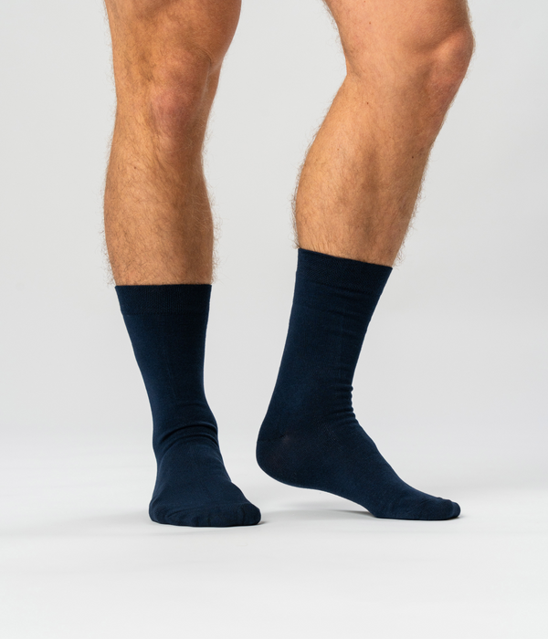 10 pairs of bamboo socks black/navy