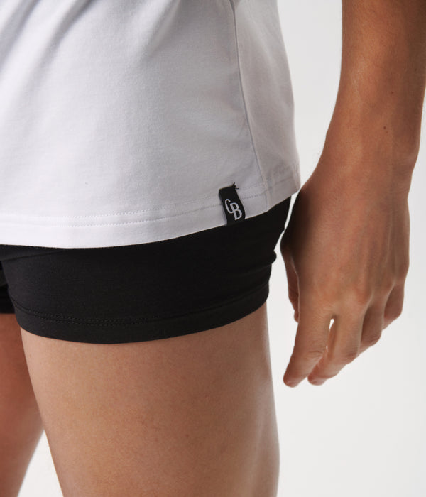 3 pack bamboo T-shirt white/white/black