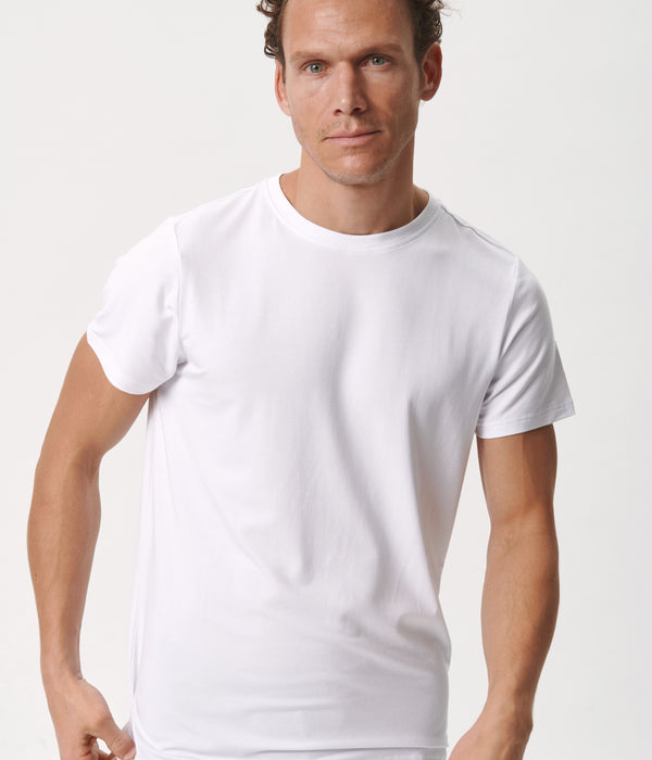 3 pack bamboo T-shirt black/white/light grey
