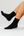 10 pairs of bamboo socks low cut black/dark grey