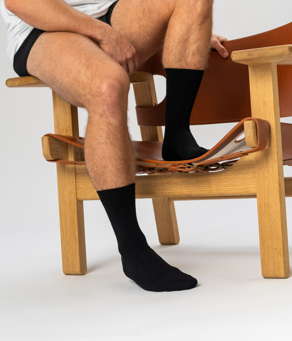 Bamboo Package - T-shirt &amp; Briefs &amp; Socks - Black
